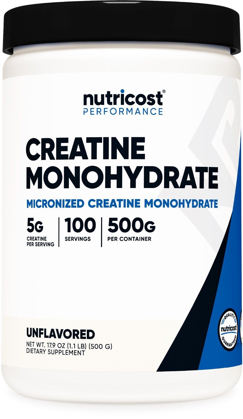 Nutricost Pure Creatine Monohydrate 500 Gram Powder