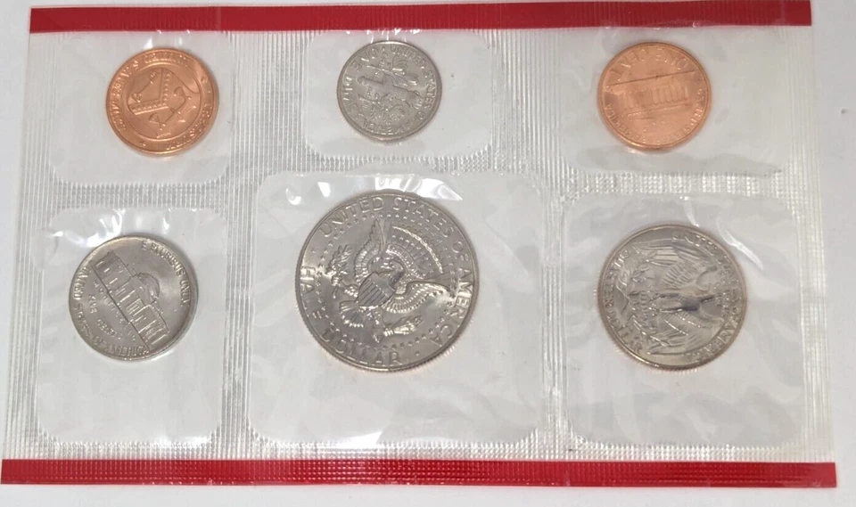 Vintage 1986 United States US Mint Uncirculated D & P Coin Set Envelope CG24 - Image 3 of 4