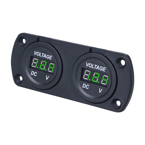 Digital Voltmeter Wasserdicht Auto Dual Battery LED Digital Volt Meter Spannung - Picture 12 of 13
