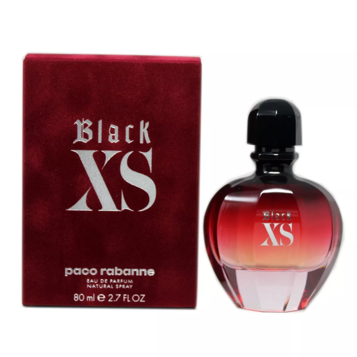 Black xs perfume 80ml hot sale