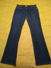 Tommy Hilfiger Denim Jeans Women's Size 7 Tommy Jeans Spellout Across Waist