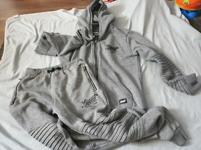 Boys Sonneti World Tour Grey Tracksuit top and bottoms size 12