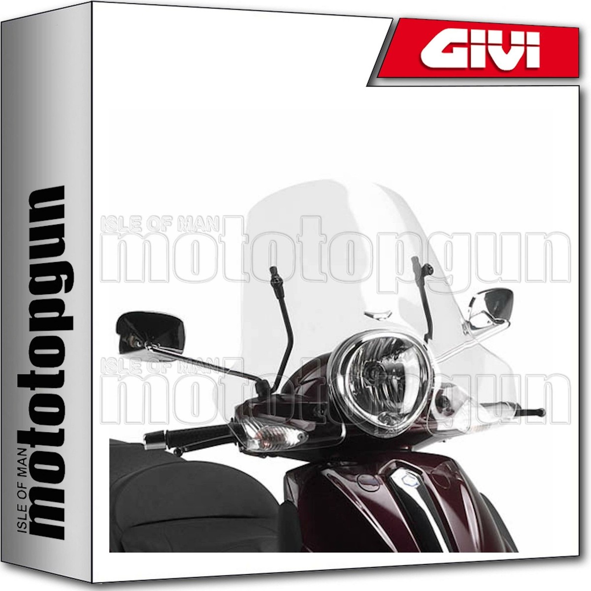 GIVI WIND-SCREEN 106A PIAGGIO BEVERLY 500 2003 03 2004 04 UK