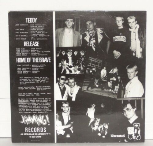 APOCALYPSE Teddy 12" France 1982 Jamming 12CREATE5 Tony Fletcher Paul Weller - Picture 4 of 4