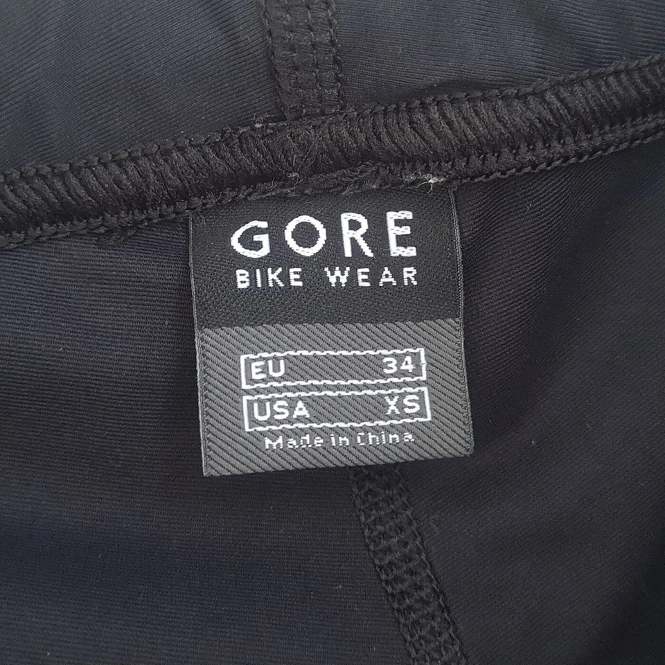Gore Bike Wear Womens Cycling Shorts Size XS EU 34 Padded Black Compression - Image 3 of 4