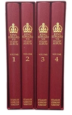 Stanley Gibbons King Edward VII Great Britain 4 Stamp Album Set 1901-1910 New