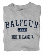 Balfour North Dakota ND T-Shirt EST