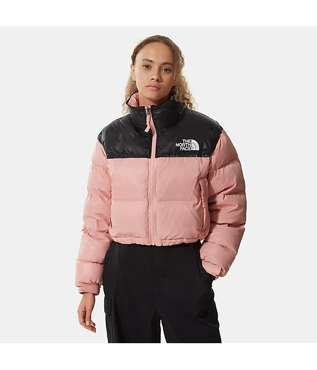 The North Face Women's Nuptse Cropped Puffer Jacket Short