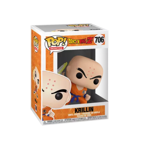 Funko Pop! Vinilo: Dragon Ball - Krilin con disco Destructo #706