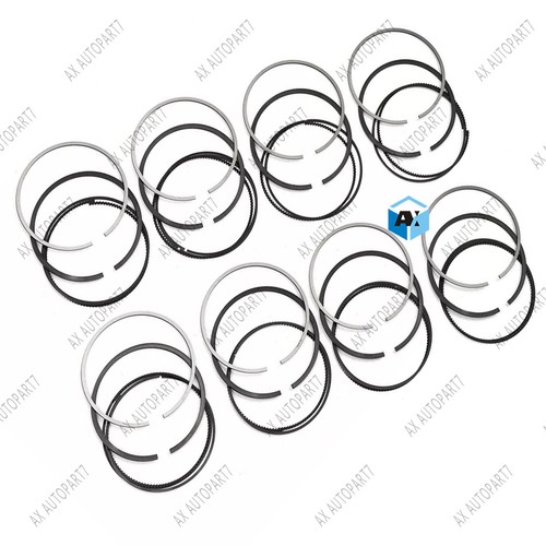 8pcs Piston Rings Set For BMW E63 E64 E53 E70 E60 550i 650i 750i X5 N62B48 4.8L - Picture 6 of 7