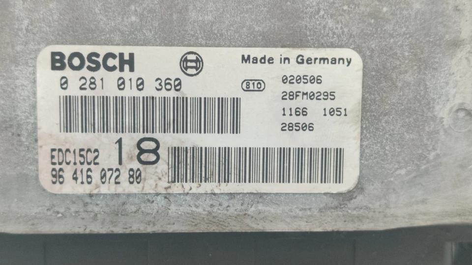 9641607280 CENTRALINA MOTORE / 1962326 PER PEUGEOT PARTNER S1 COMBISPACE - Immagine 4 di 4