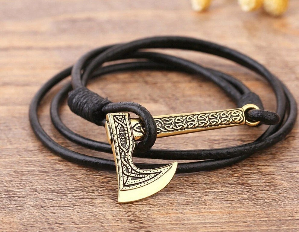 Handmade Viking Celtic Rune Axe Bracelet With Mens Beaded Bracelets Odin  Symbol And Skandinavian Metal Lanyard Nordic Amulet Jewelry YQ231017 From  Yyds_5store, $4.91 | DHgate.Com