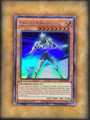 Yugioh Galaxy Knight LDS2-EN049 Ultra Rare 1st Ed GOLD NM
