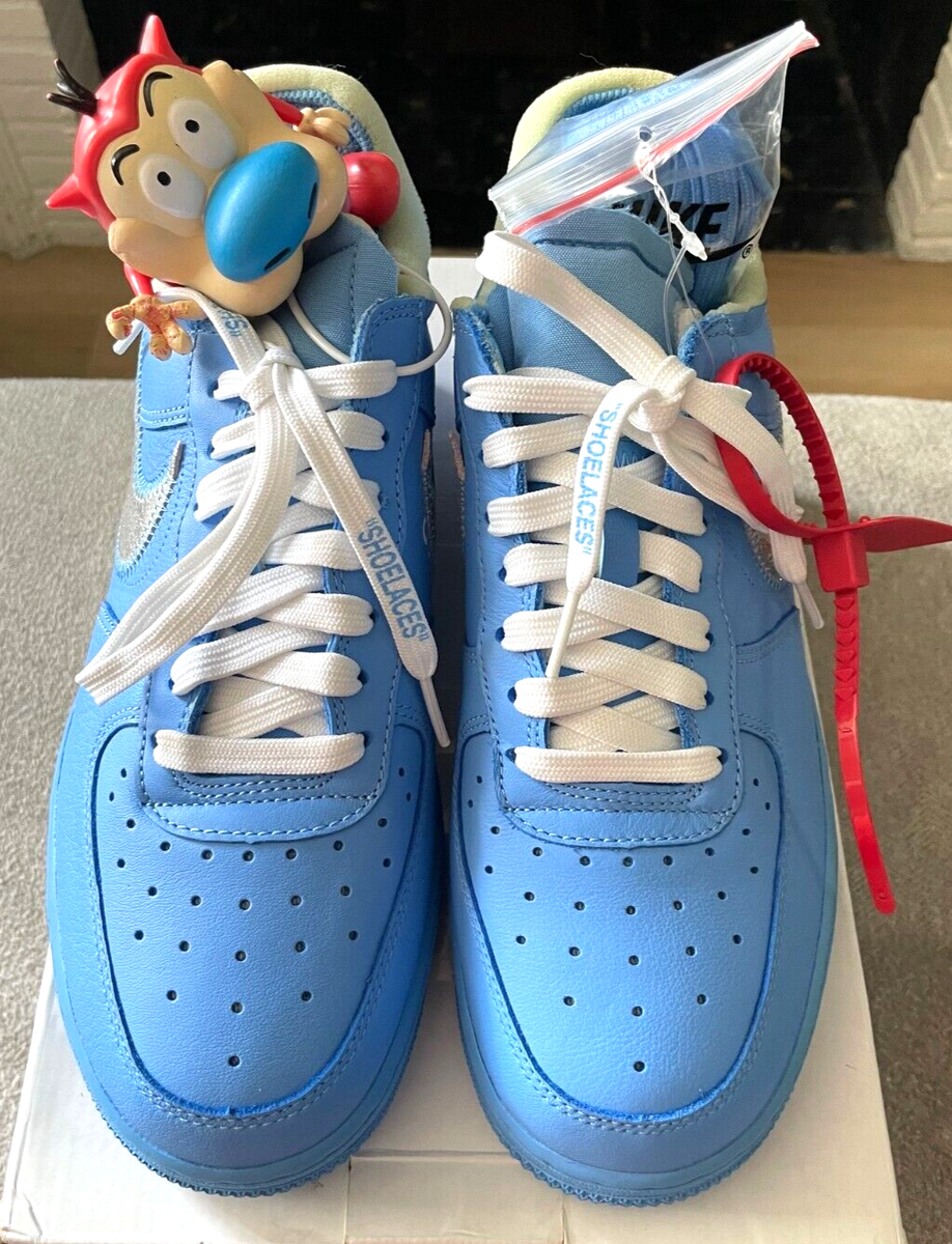 New Nike Air Force 1 Virgil Off White MCA Blue Sz 7 MOMA ICA New Nike Air Force 1 Virgil Off White MCA Blue Sz 7 MOMA ICA