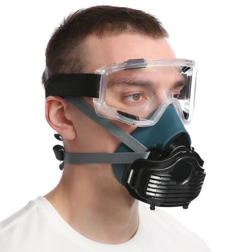 Silicone Dustproof Mask Suitable For Spray Paint House Decoration Grinding Dust - Picture 6 of 19