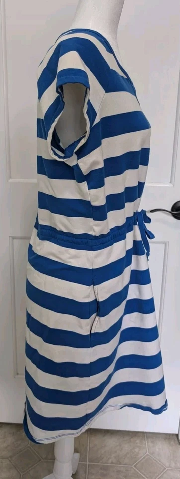 Vestido Hanna Andersson para mujer grande a rayas midi ropa de resort Foto 2 de 4