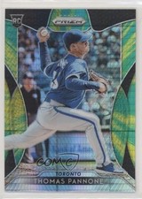 2019 Panini Prizm Tier III Green & Yellow Hyper Prizm Thomas Pannone #237 0t2