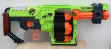 Nerf Zombie Strike Doominator 24 Dart Gun Blaster, Tested  Works, No Front Grip