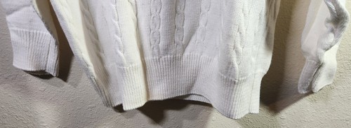 VINTAGE 1992 U.S OPEN PEBBLE BEACH GOLF PGA CREW NECK WHITE SWEATER MENS SZ XL  - Picture 13 of 14