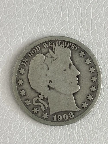1908 D Barber Half Dollar