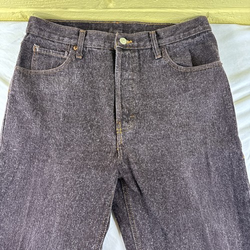 Vintage Levis 501 Jeans Mens 34x32 Brown Denim Button Fly Straight Leg USA 90s