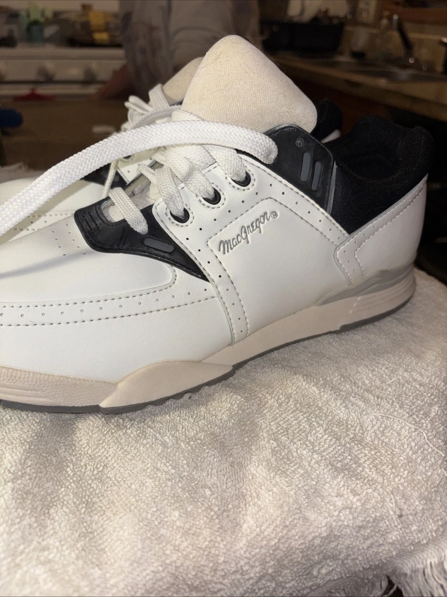 MacGregor Golf Shoes Mens 10.5 White Good Spiked Classic 1978 MacGregor Golf Shoes for Men for sale | eBay main image 3