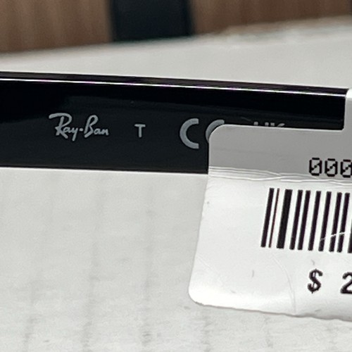 Ray Ban RB3750 002/31 Occhiali da Sole Uomo Rettangolari Nero Full Rim 62-18-145 (A1I31) - Foto 16 di 16