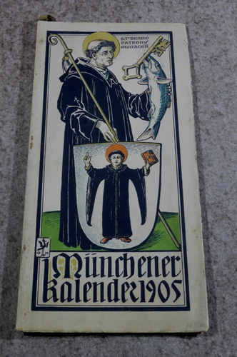 Alter Münchener Kalender 1905 Heraldik Wappen Otto Hupp - Picture 1 of 19