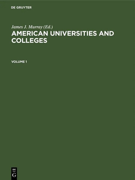 James J. Murray | American Universities And Colleges | Buch | Englisch (2001)-image