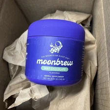 MoonBrew Mint Chocolate Night Time Superfood Herbal Magnesium Sleep Aid 4.96 oz