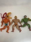 Vintage 1982 Wave 1 Motu Masters Of The Universe He-man Beast Man & Man At Arms