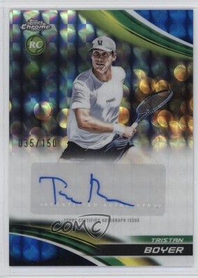 2025 Chrome I Blue Geometric Refractor 35/150 Tristan Boyer Rookie Auto RC 5b1