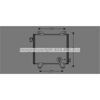 Kondensator Klimaanlage Aluminium 355X330 FüR Suzuki Alto HA24 1.1