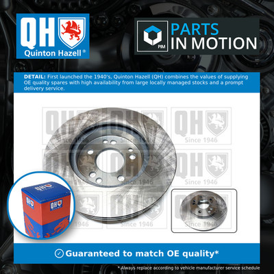 2x Brake Discs Pair Vented fits MERCEDES E300 S124 3.0D Front 93 to 96 OM606.910