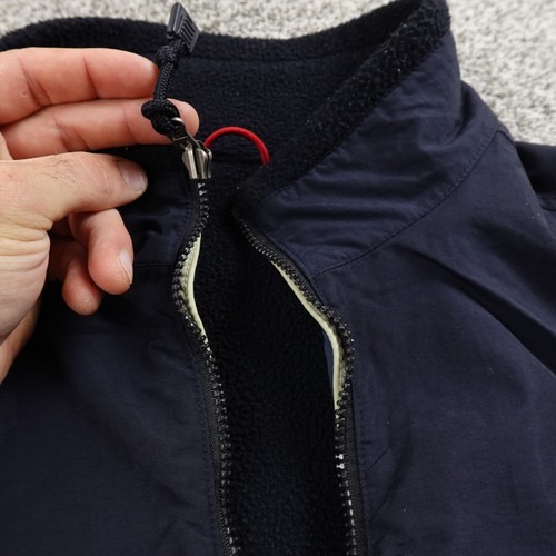 VTG Abercrombie Fitch Jacket Mens XL Pullover Windbreaker Fleece Coat 90s Y2K - Picture 4 of 13