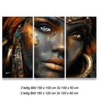 XXL Leinwandbild Kunstdruck Frauen Porträt Moderne Wandkunst für Wohnzimmer 8757