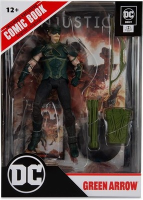 DC Direct Gaming 7IN Figure with Comic - Injustice 2 WV1 - Green Arrow