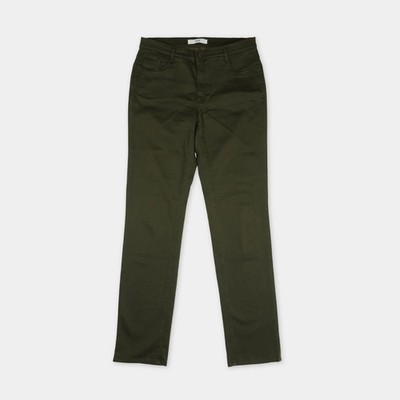 Brax Hose Style Mary Gr. 38 Damen dunkelgrün hoher Tragekomfort Straight Leg