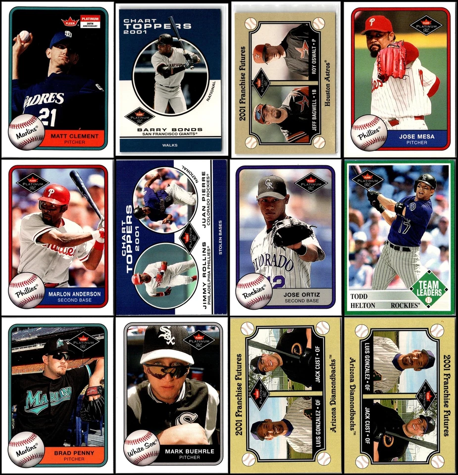 Lote de tarjetas Fleer Platinum 2001 (25) - Añade algo de magia a tu colección - una-o... Foto 2 de 4