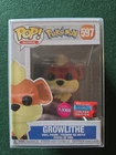 Funko POP! Games: Pokemon - Growlithe #597 Flocked 2020 Fall ConventionExclusive
