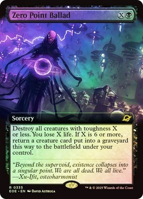 MTG FOIL Zero Point Ballad Extended Art - Edge of Eternities #335