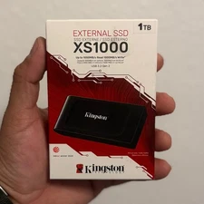 Kingston XS1000 1TB USB-A Portable External SSD (SXS1000/1000G)