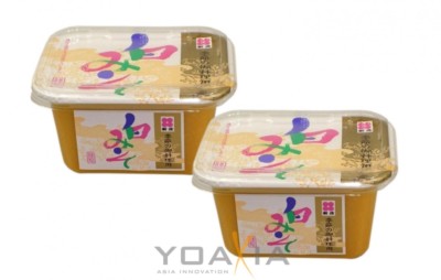 [ 2x 300g ] SHINJYO MISO Suppen-Paste, HELL [ Shiro Shiro Miso ]