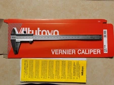 Mitutoyo 530-118 Vernier Caliper Metric Inch Range 0-200mm 0-8in 0.02mm