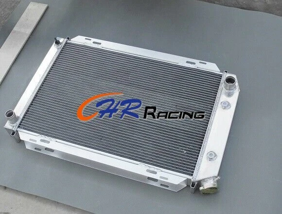 Radiador de aluminio #556 + cubierta + ventilador para Ford Mustang/Thunderbird V8 1980-1993 5,0 L Foto 2 de 4