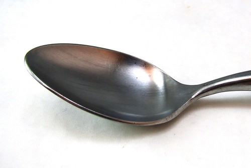 Cosmos Forged Stainless Steel Gray Handle Teaspoon - Picture 3 of 6