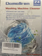 Washing Machine Cleaner Descaler 24 Pack Deep Cleaning Tablets 12 Month Supply