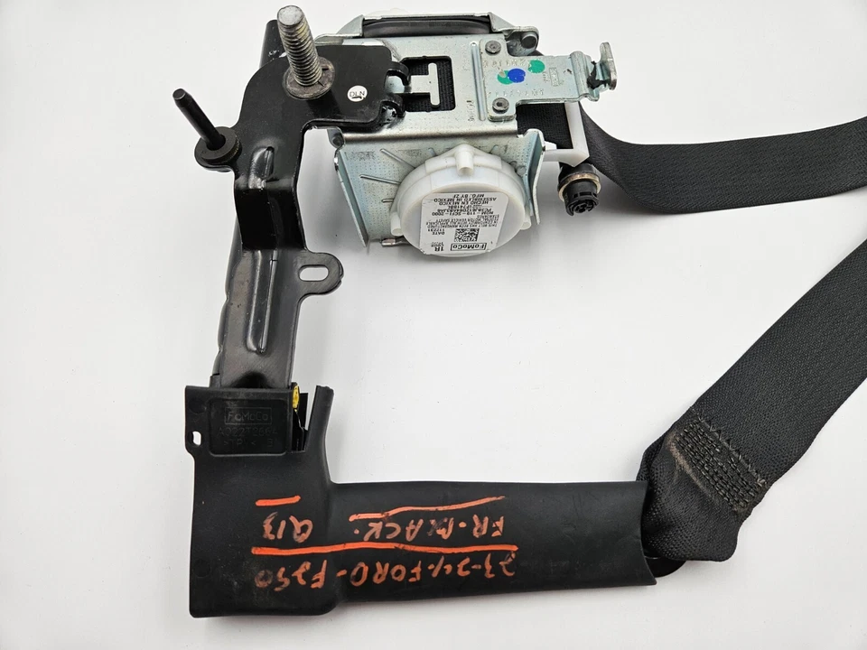 2023–2024 Ford F-250 Super Duty Passenger SeatBelt Black PC3BJ612D64AB OEM - Image 3 of 4