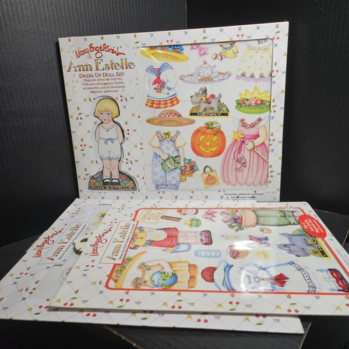 Mary Engelbreit Ann Estelle Magnetic Paper Doll Set & Background Board Lot Of 3 - 第 8/8 張圖片