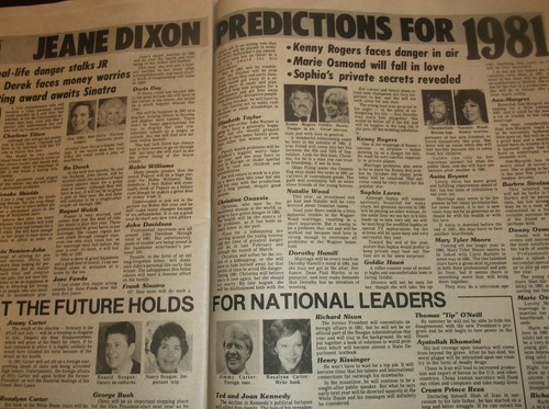 Vintage Tabloid THE STAR Dec30, 1980 John Lennon YOKO/Predictions/80's Section!! - Picture 9 of 10